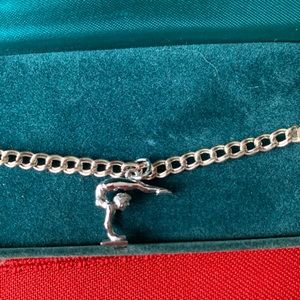 Gymnast charm bracelet